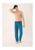 Pantalón De Pijama Largo Indomptable De Algodón - Topaz