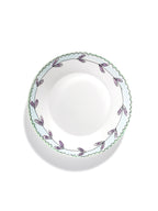 Midnight Flowers - Lot De 2 Assiettes Creuses - L - Porcelaine Bone China - Blossom Milk