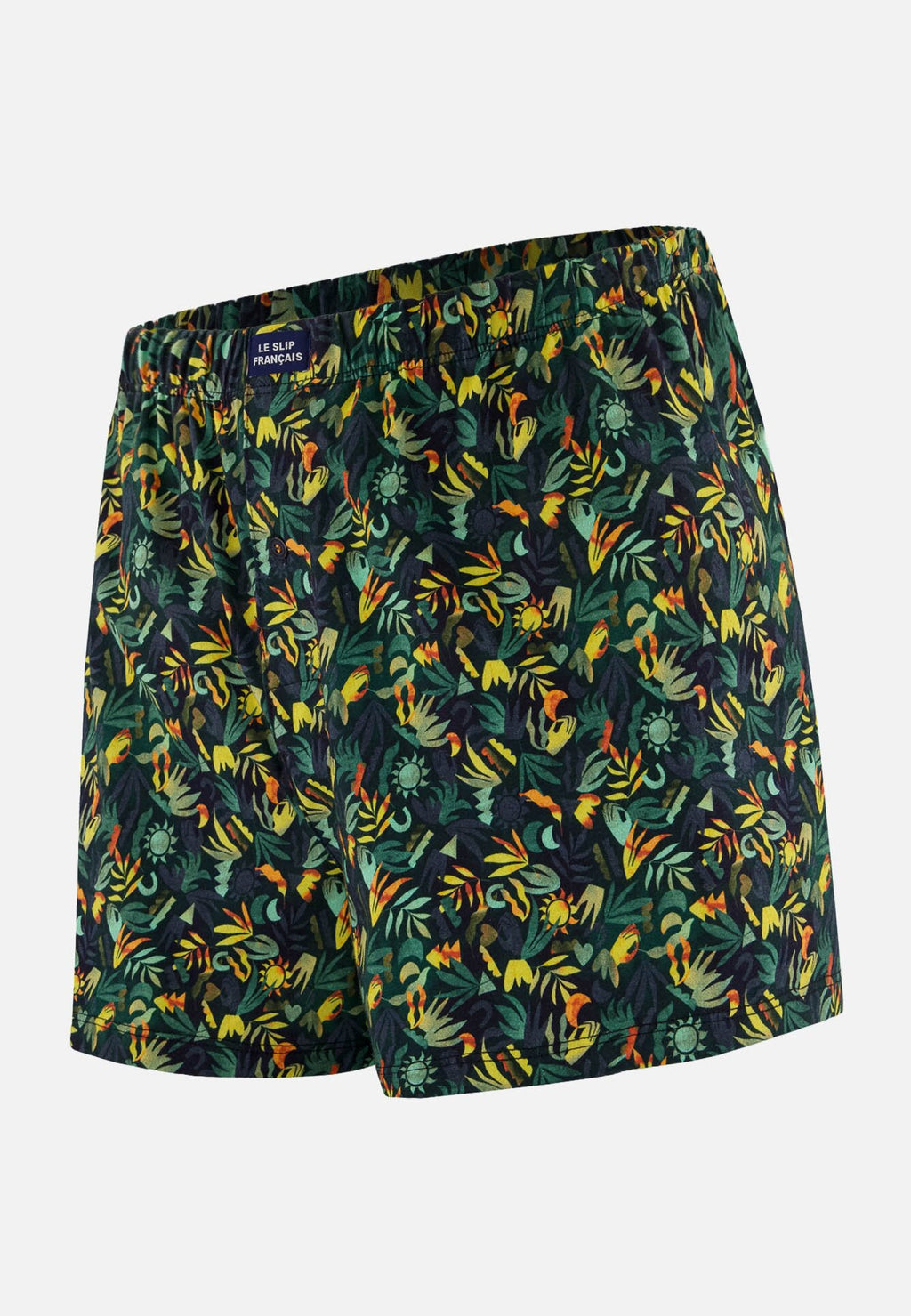 Fredo Jungle Cotton Jersey Boxers - Veronese Khaki