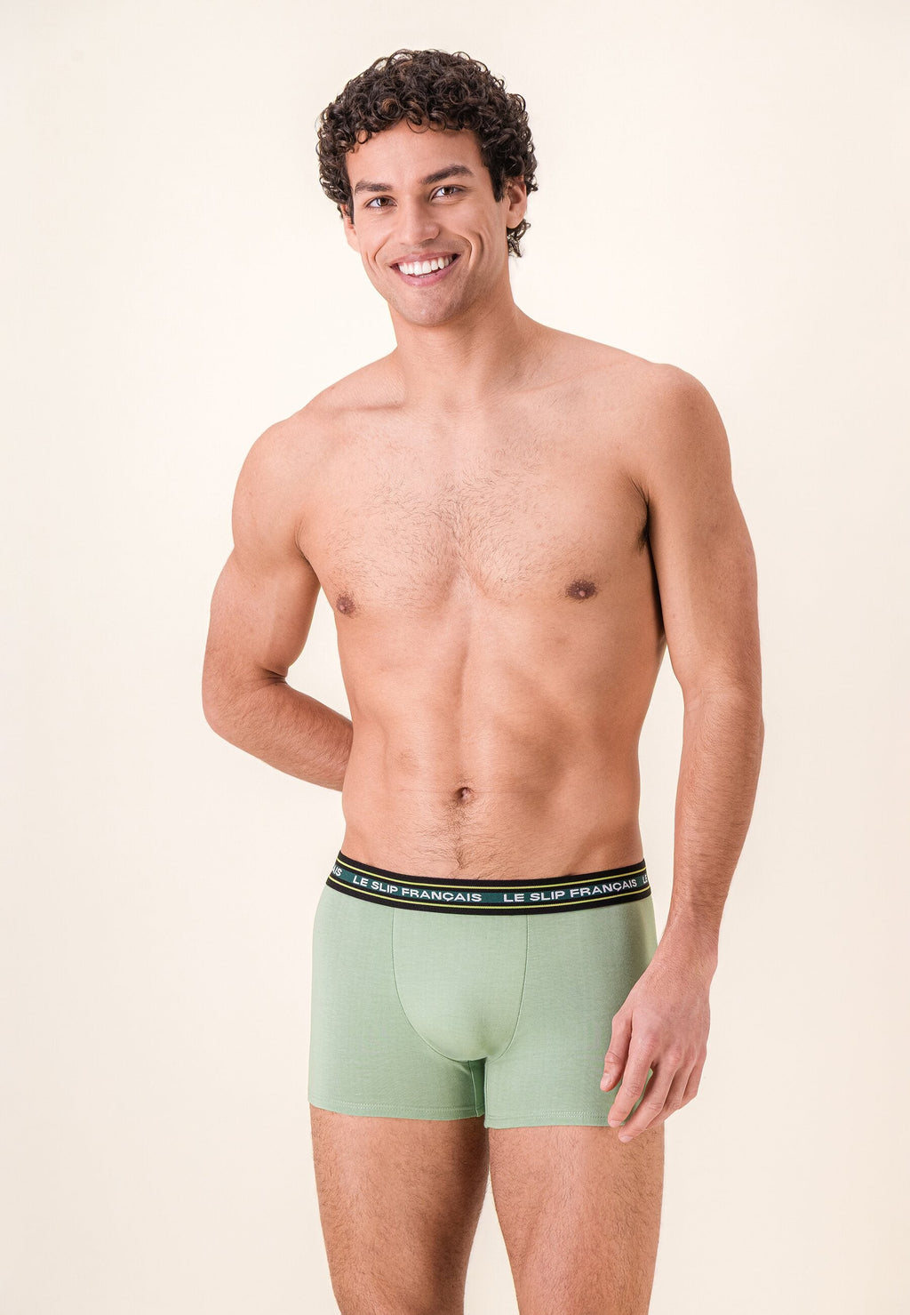 Redoutable Cotton Boxer Briefs - Sage Green