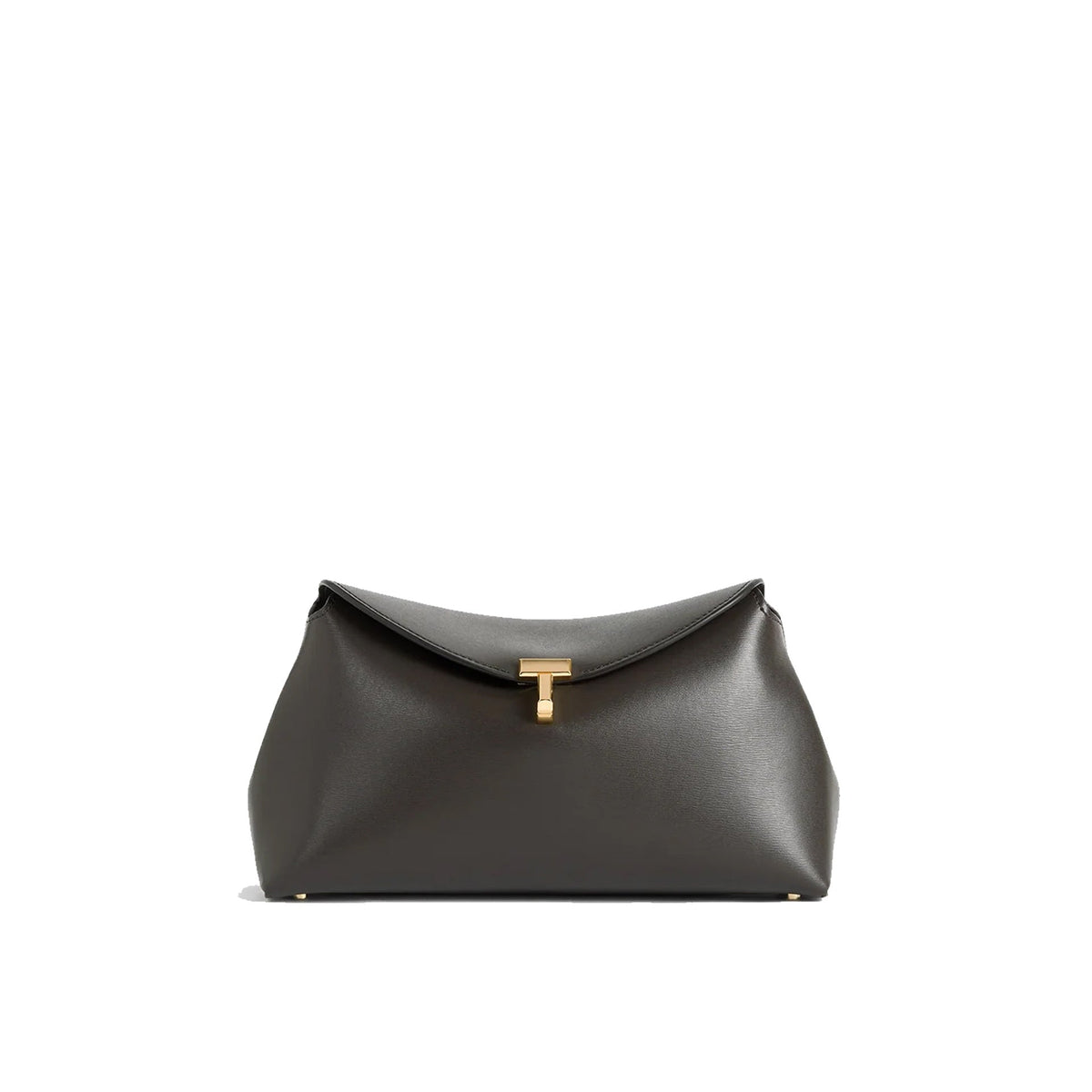Sac Toteme T-Lock Leather Clutch