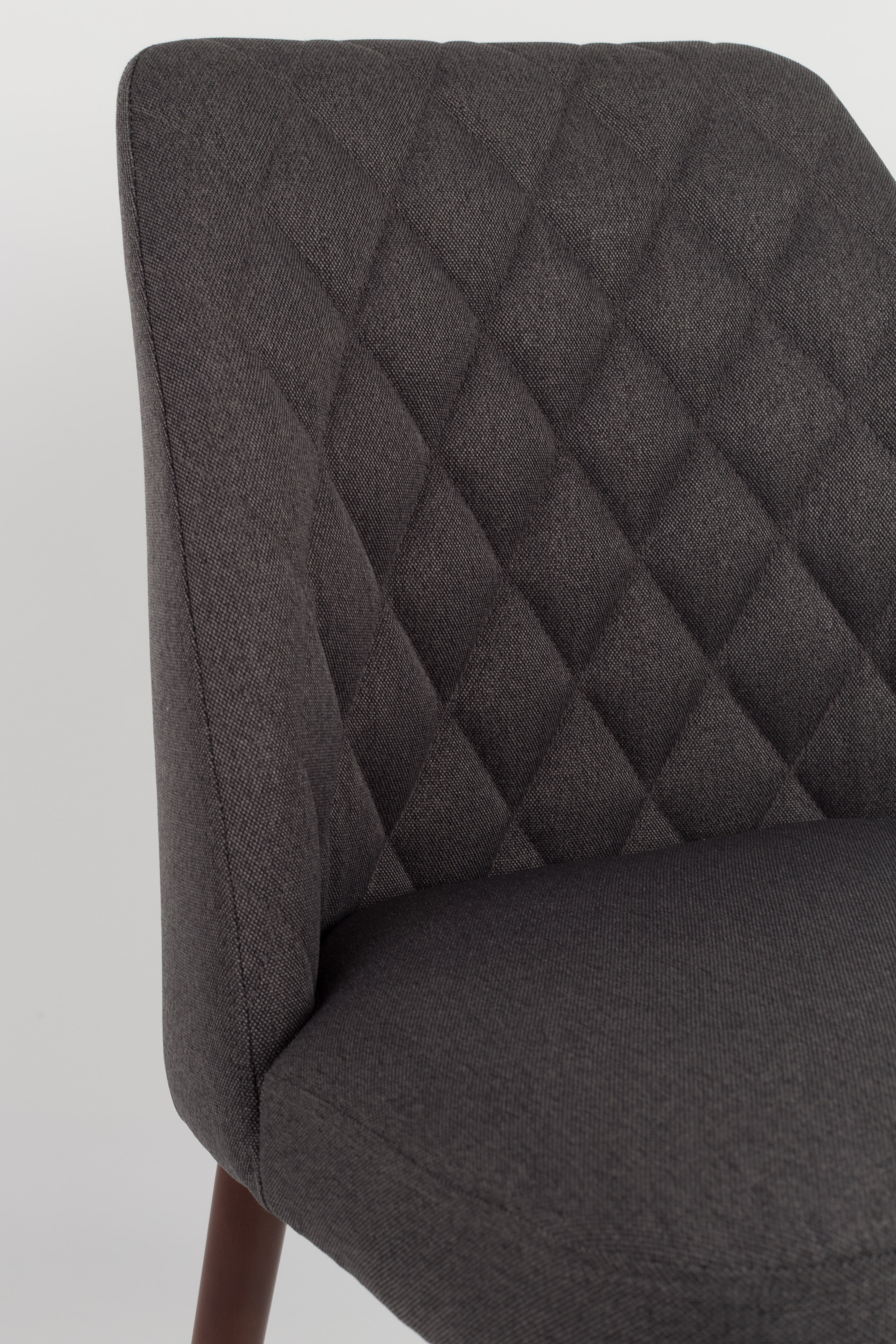 Conway - Dining Chair - Fabric - Dark Gray