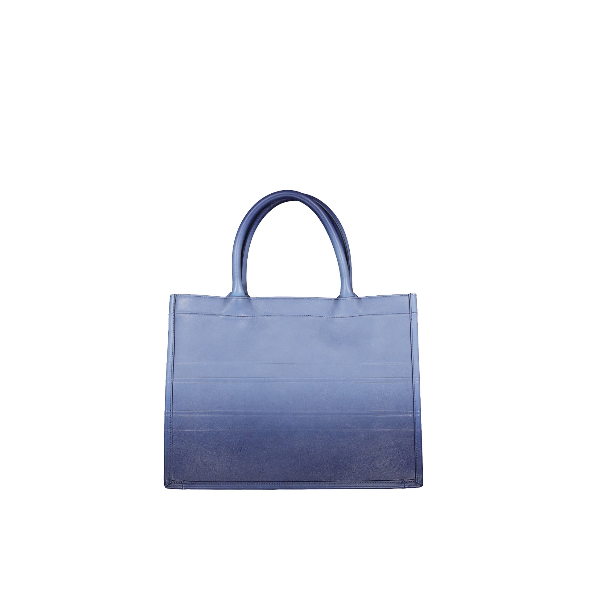 Dior - Christian Leather Medium Book Cabas - Women - Blue