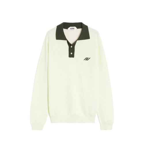 Polo Autry Sporty Long Sleeve - Green - Homme