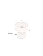 Zahra S - Table Lamp - Ceramic - Red
