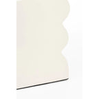 Curves - Side Table - Aluminum - Glossy Beige