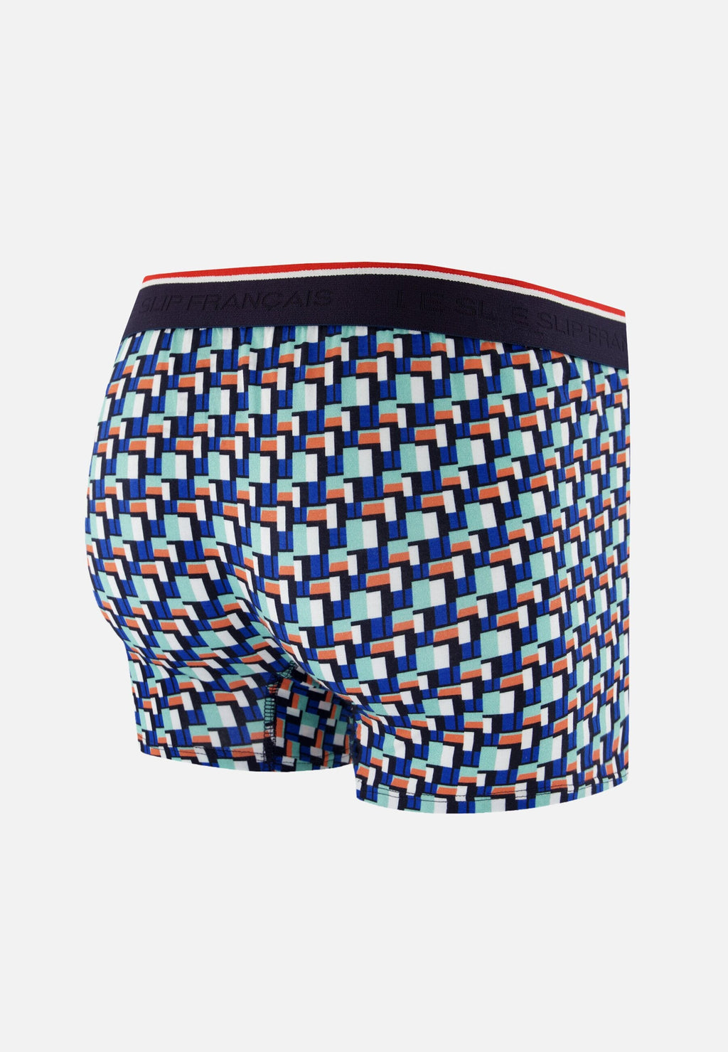 Boxer Marius Corbusier En Coton - Vert Azur
