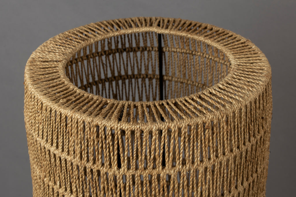 Kari - Floor lamp - Jute - Brown