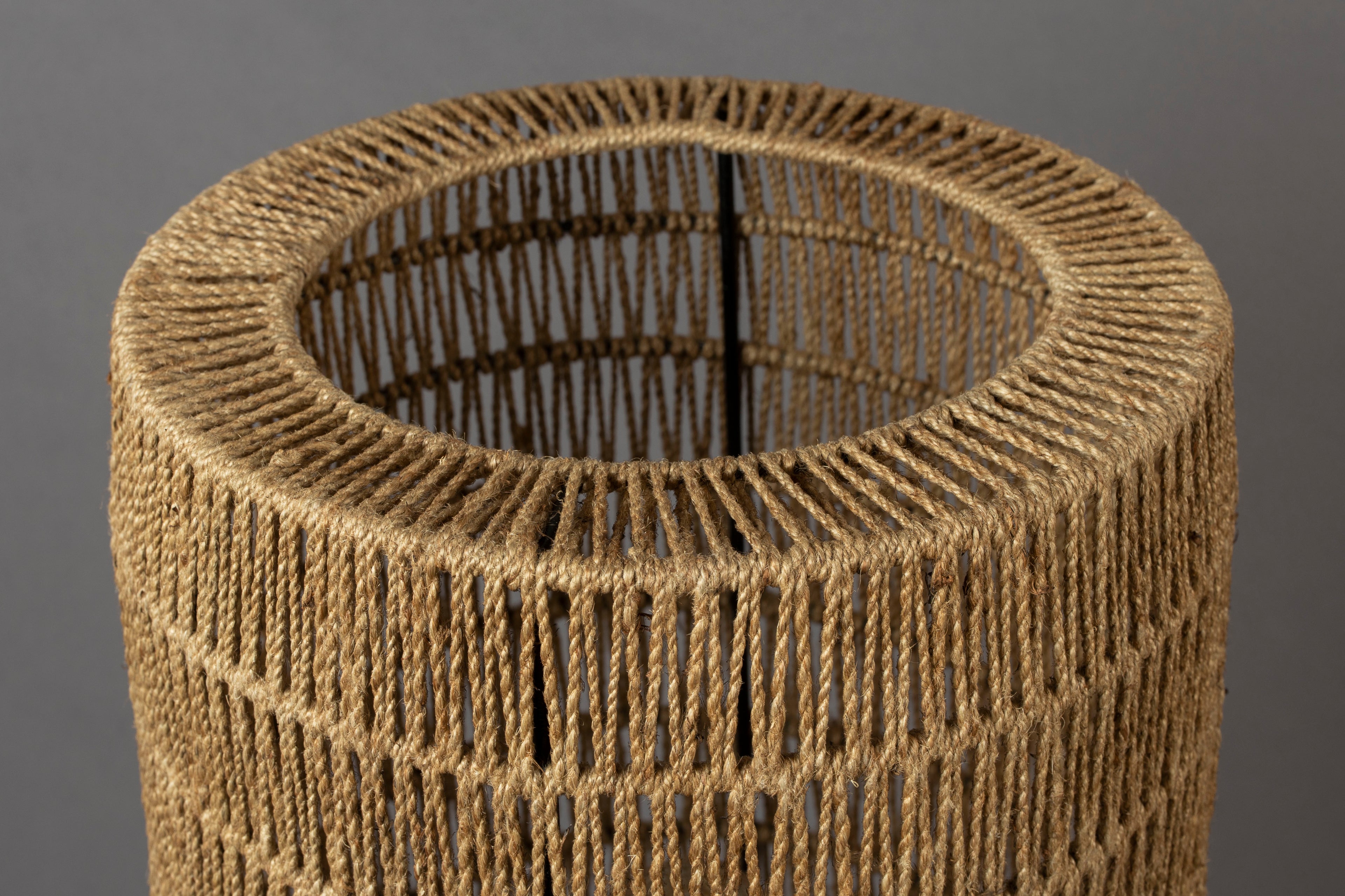 Kari - Floor lamp - Jute - Brown