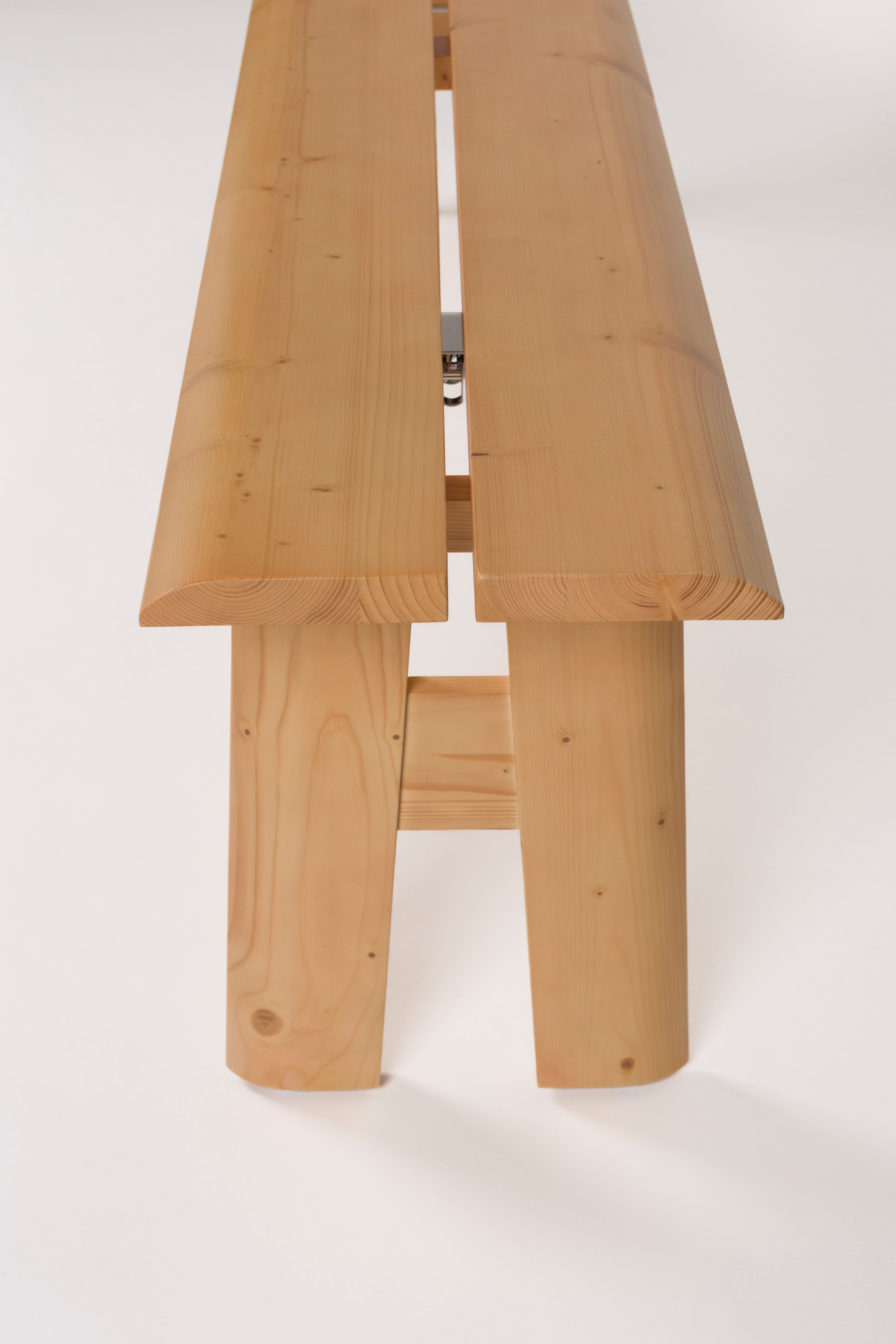 Avenue - Banc D'Extérieur - Bois de pin - Naturel/Beige