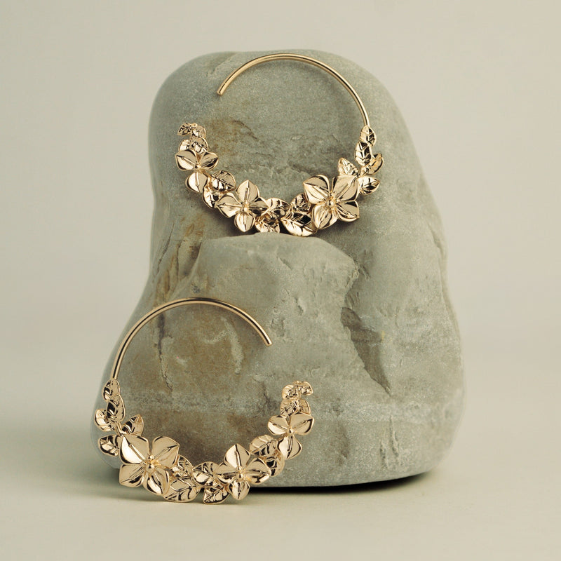 Demi Créoles Fleur Dahlia