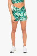 Short  Crossed  - Green Marble