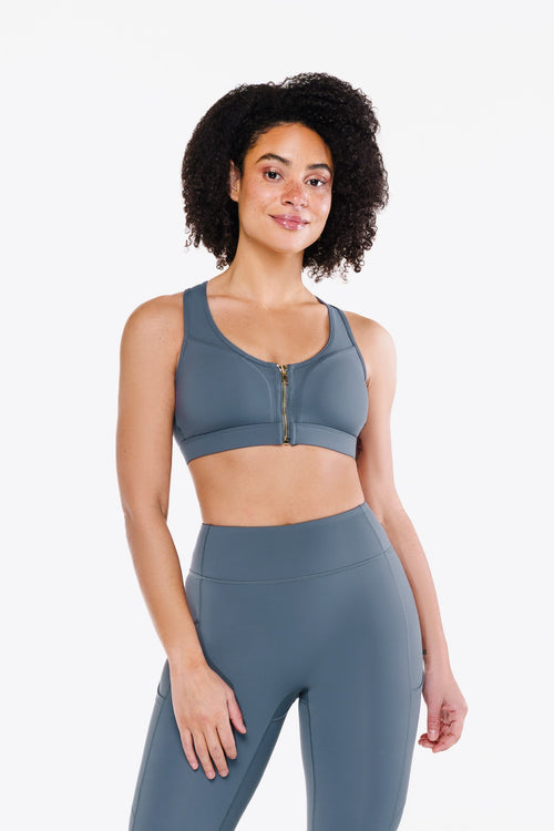 Brassière Ziptech - Blue Fog
