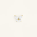 Piercing butterfly en titane doré
