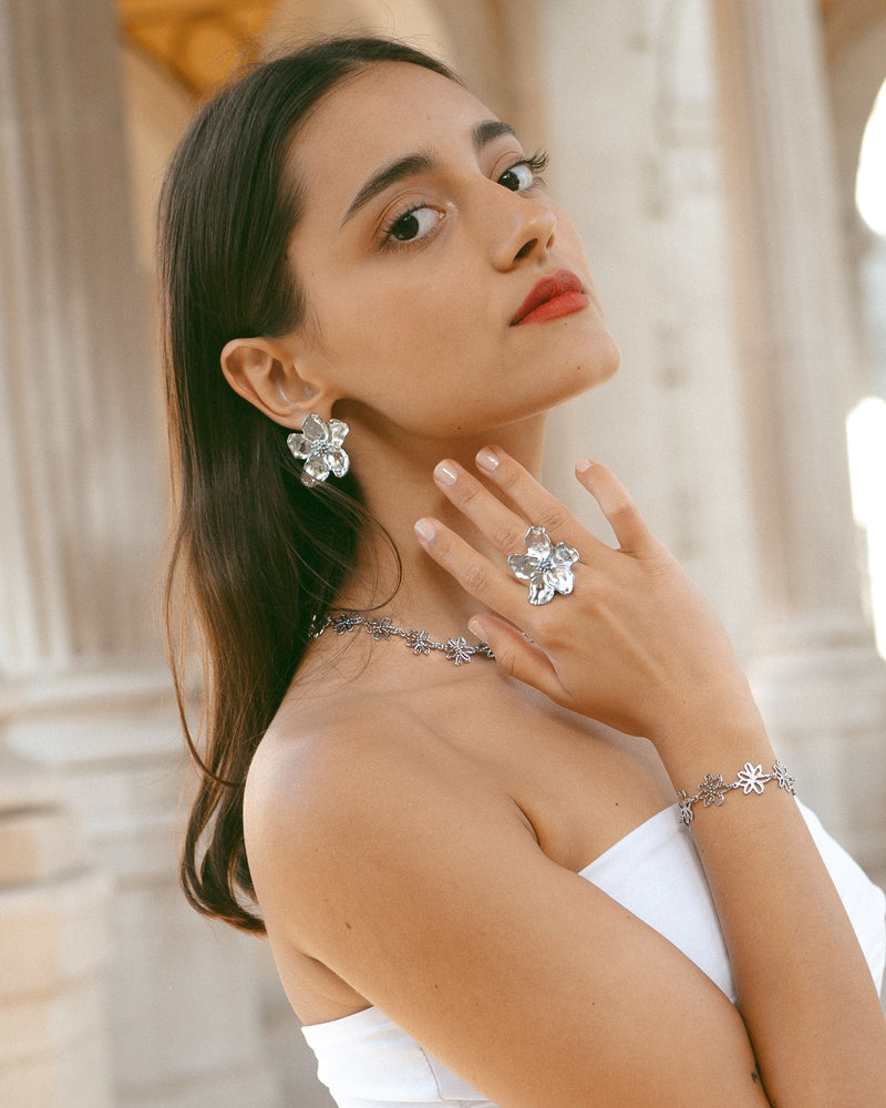 Boucles Fleur Ibiscus