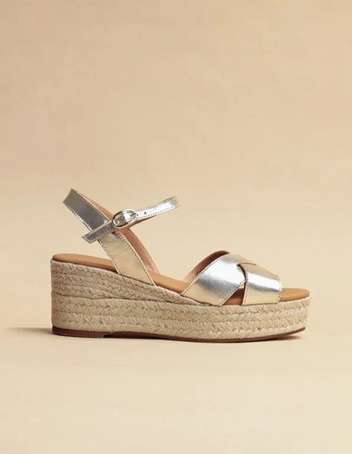 Espadrilles Cordoue - Cuir Dore - Femme