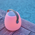 Mini May - Lámpara Altavoz Bluetooth - Polietileno - Beige