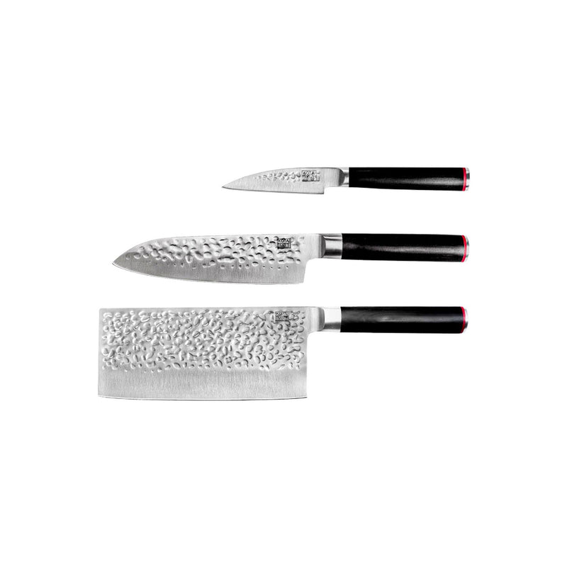 Set Asiatique De Couteaux - Collection Pakka - 3 Pièces