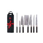 Pakka San-Mai Collection - Complete Nomad Set 8 Pieces: 6 Knives + 2 Accessories