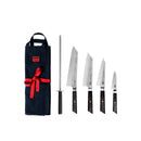 Ensemble Complet De Couteaux - Collection Bunka - 6 Pièces