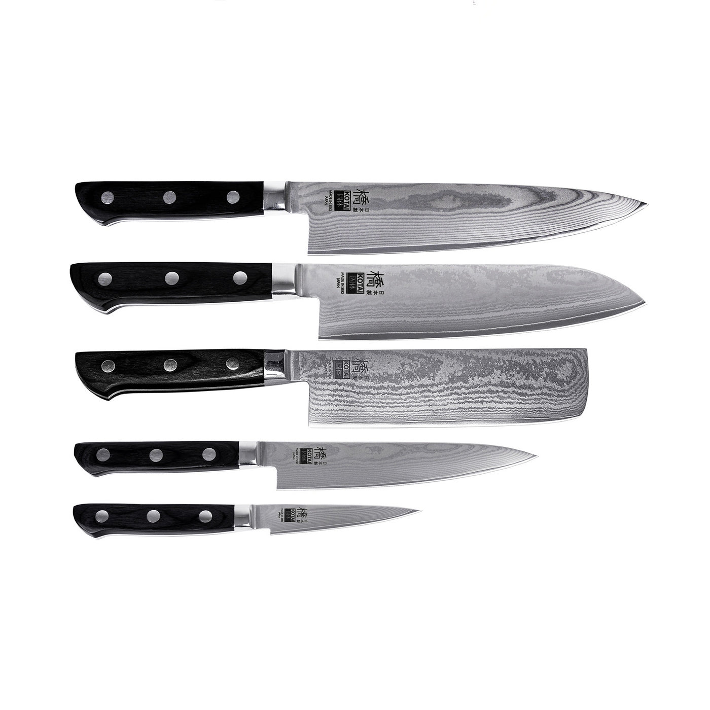 Collection Hashi Damas - Set Complet 5 Couteaux