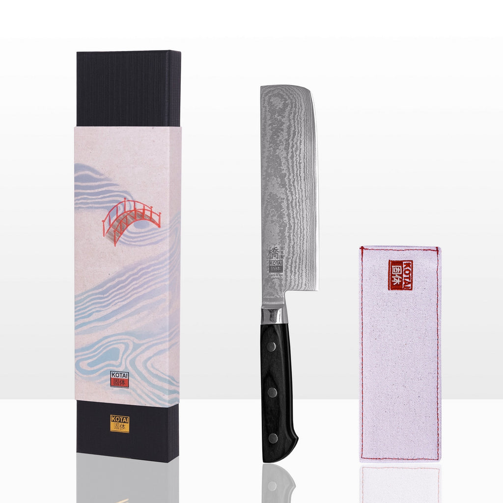 Hashi Damascus Collection - Nakiri Knife - 16cm