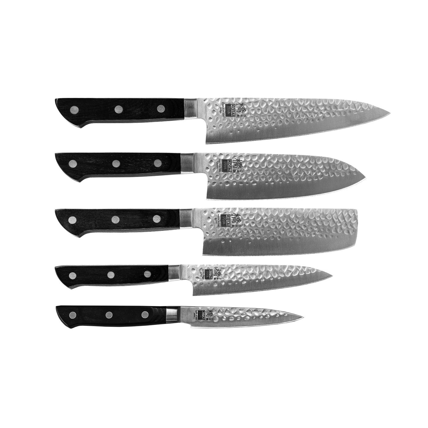 Hashi Tsuchime Collection - Complete Set of 5 knives