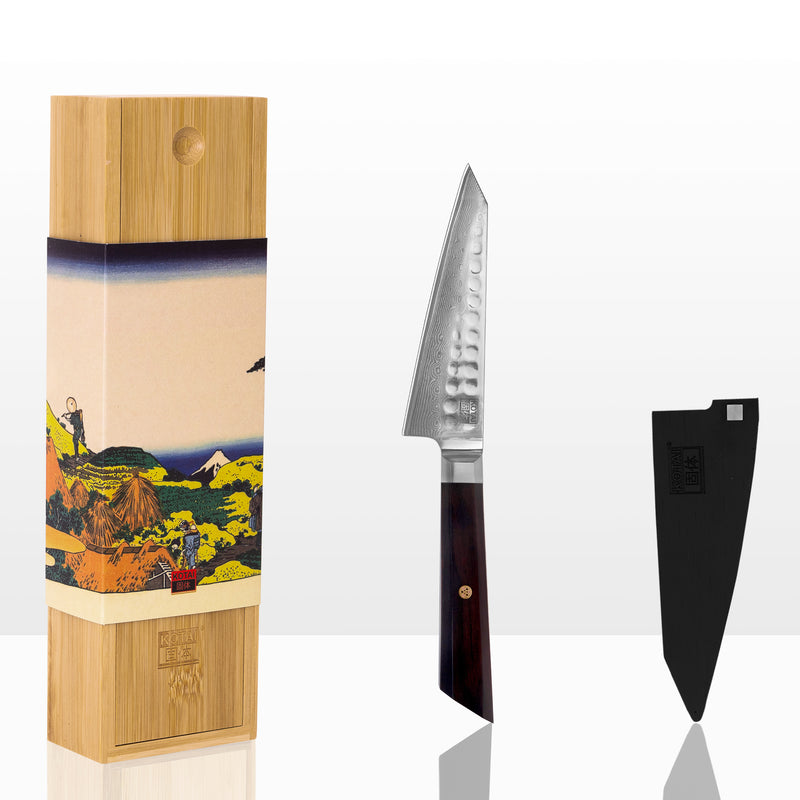 Couteau Universel Petty 13,5 Cm - Collection Bunka Damas