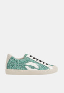 Baskets En Cuir-Colette-Glitter Vert