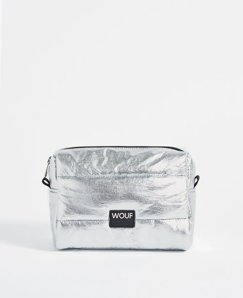 Wouf - Silver Glossy Toiletry Bag