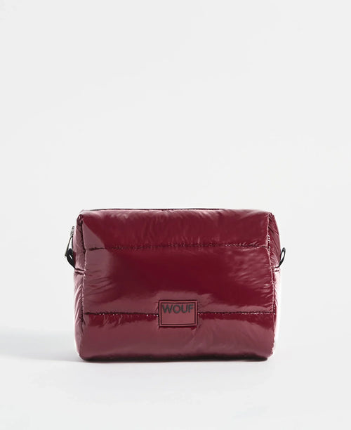 Wouf - Burgundy Glossy Toiletry Bag