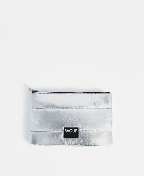 Wouf - Silver Glossy Pouch