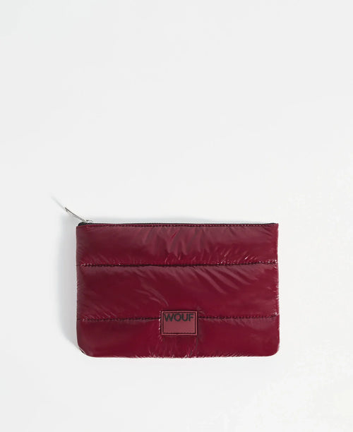 Wouf - Burgundy Glossy Pouch