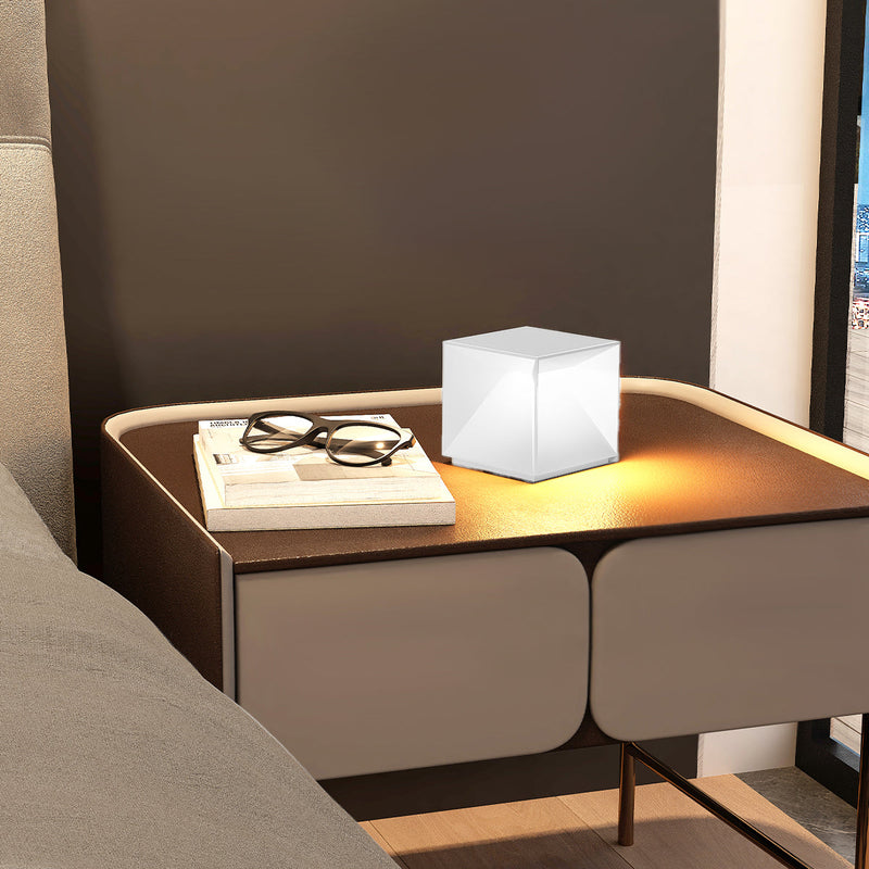 Lampe De Chevet Sans Fil - Cubox Mini White
