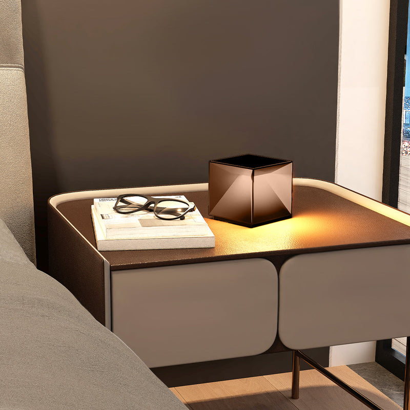 Lámpara de noche inalámbrica - Cubox Mini Corten