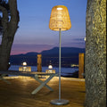 Boheme Tall - Solar Floor Lamp - Polyrattan - Brown