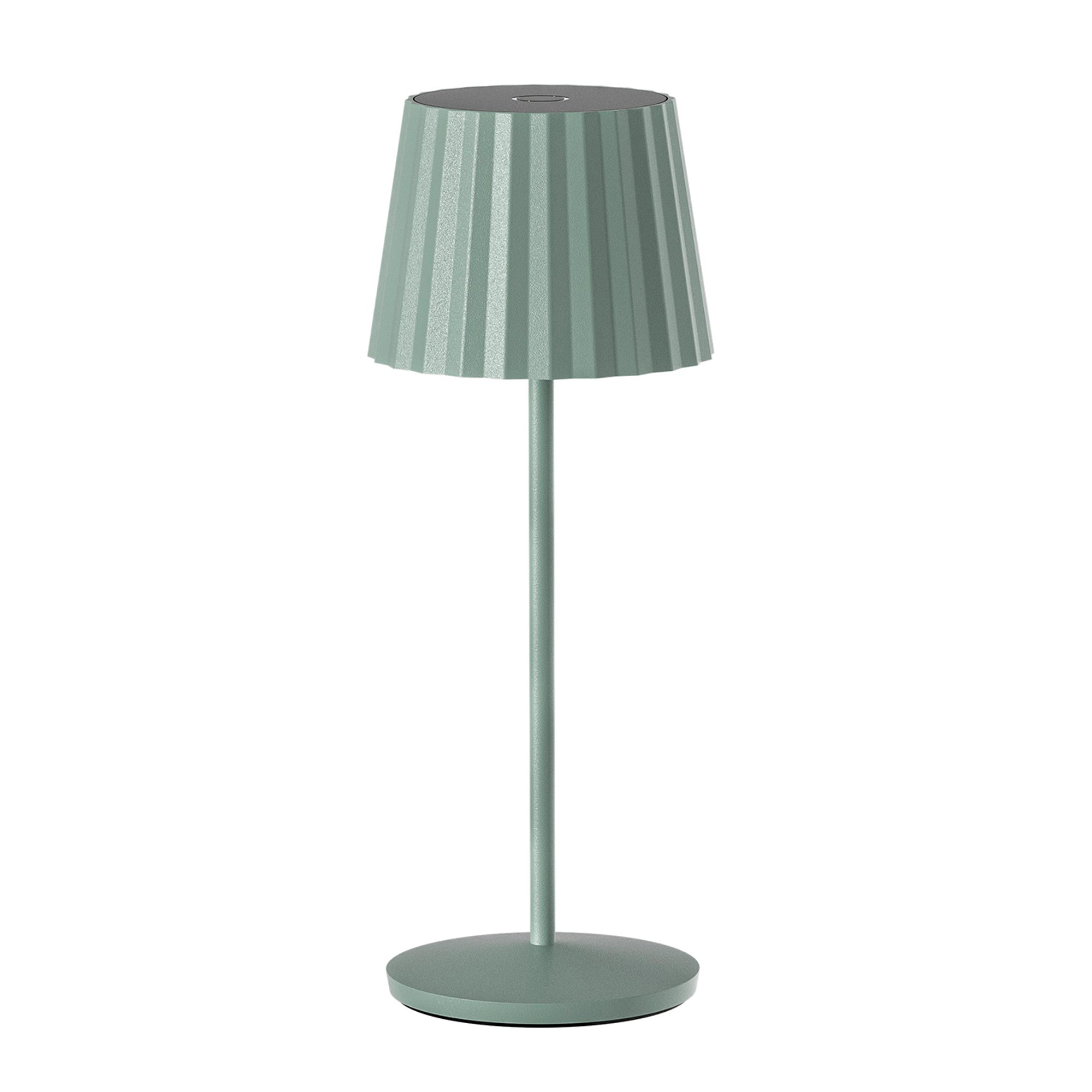 Abby - Lámpara de mesa inalámbrica - Acero - Verde