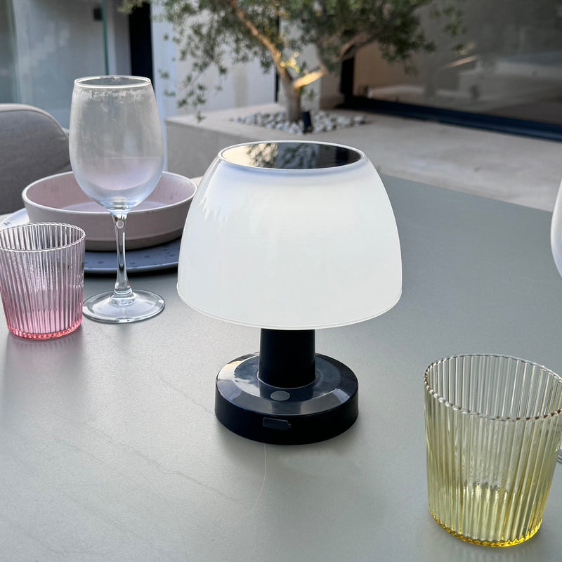 Lot De 4 Lampes De Table Solaire Led - Lumina - Blanc