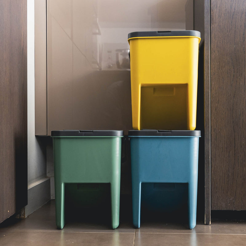 Lot 3 Poubelles Bergen - Multicolore