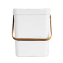 Poubelle De Table Seau À Compost Boden - 5L - Blanc