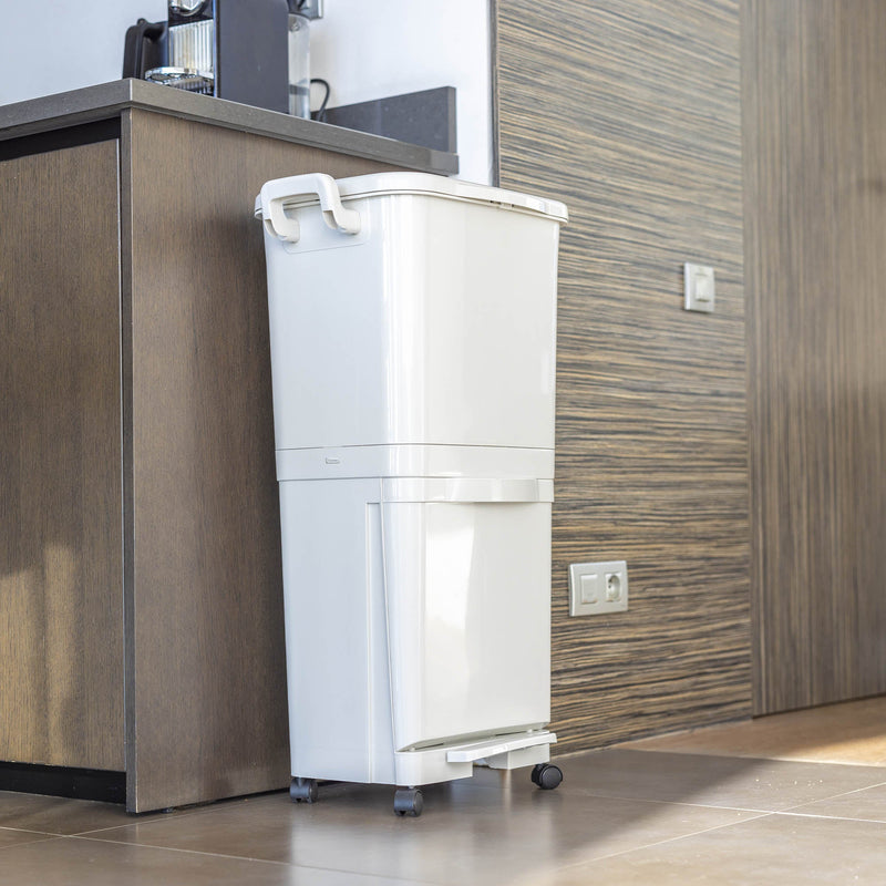 Poubelle De Tri Sélectif Avec Roulettes Valoris - 45L