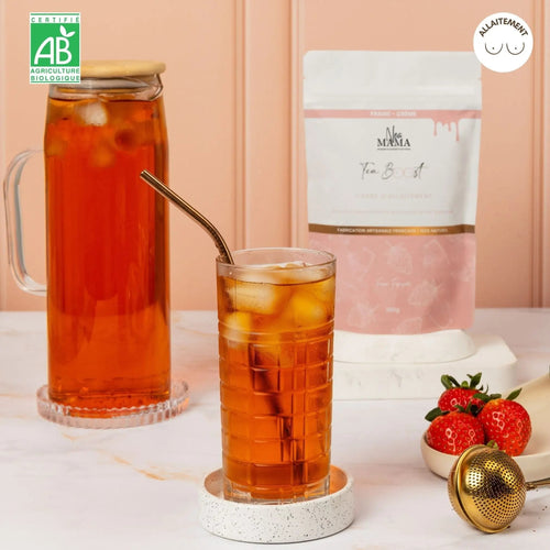 Teaboost Fraisier bio - Allaitement NEA MAMA