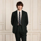 Veste En Lin Verte