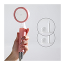 Pommeau de Douche Filtrant Blanc + 2 Filtres (4 Mois de Filtration)