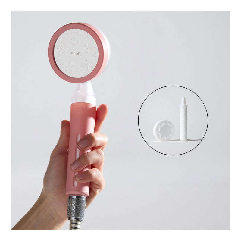 Pommeau de Douche Filtrant + 1 Filtre (2 mois de filtration)