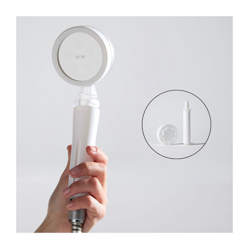 Pommeau de Douche Filtrant + 1 Filtre (2 Mois de Filtration)
