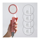 Pommeau de Douche Filtrant Blanc + 4 Filtres (8 Mois de Filtration)