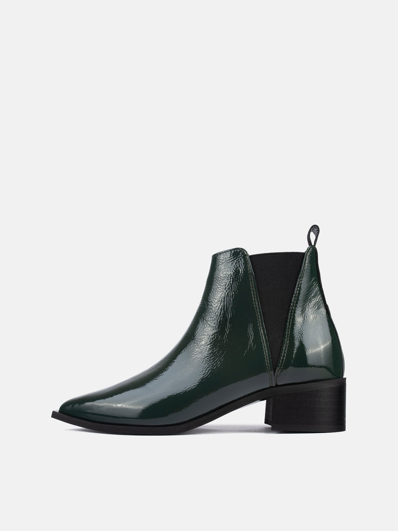 Northern Star Ankle Boots - Green