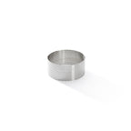 Cercle À Tarte Perforé En Inox À Bord Droit - Ø 75 Cm - H. 3.5 Cm