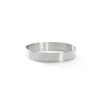 Cercle À Tarte Perforé En Inox À Bord Droit - Ø 105 Cm - H. 2 Cm